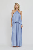 Lapis Dreamt Halter Maxi Dress