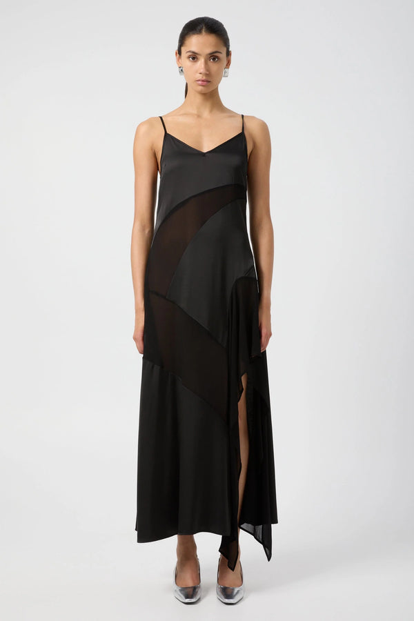 Essence Panelled Maxi Dress