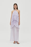 Lilac Spot Gaia Tiered Maxi Dress