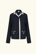Navy Kotyk Embroidered Shirt