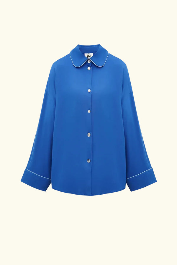Dusk Blue Pastelle Oversized Shirt