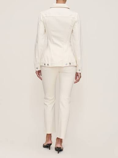 Ecru Peplum Jacket