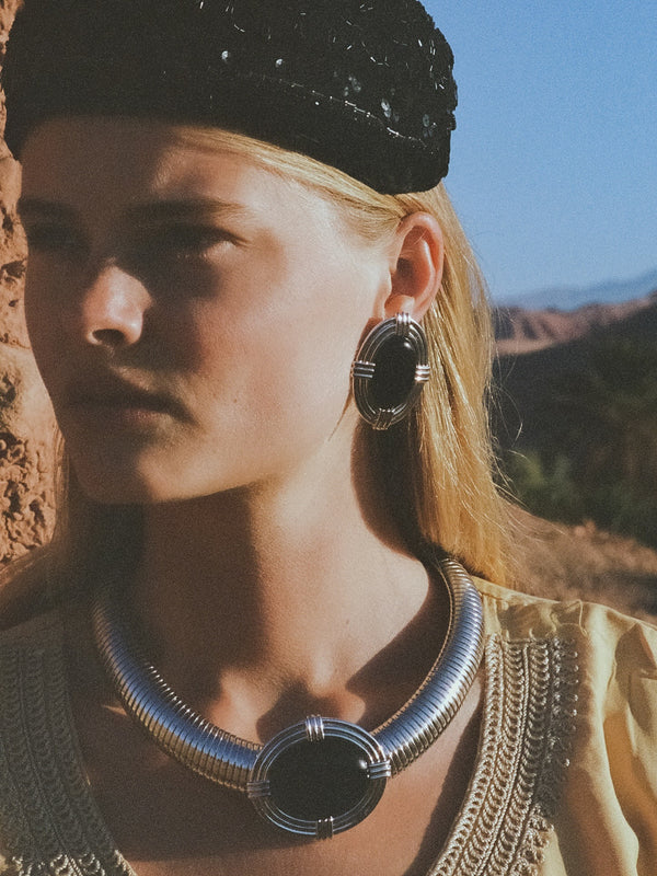 Black Hera Earrings