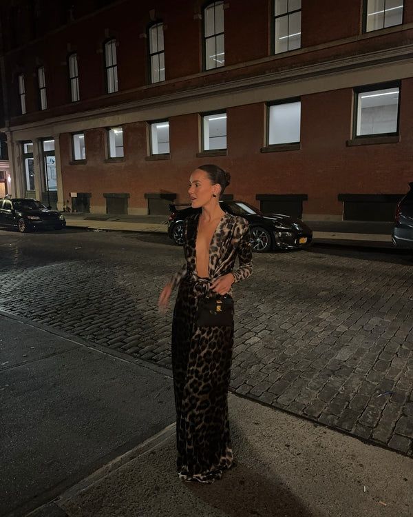 Leopard Amanda Maxi Dress 