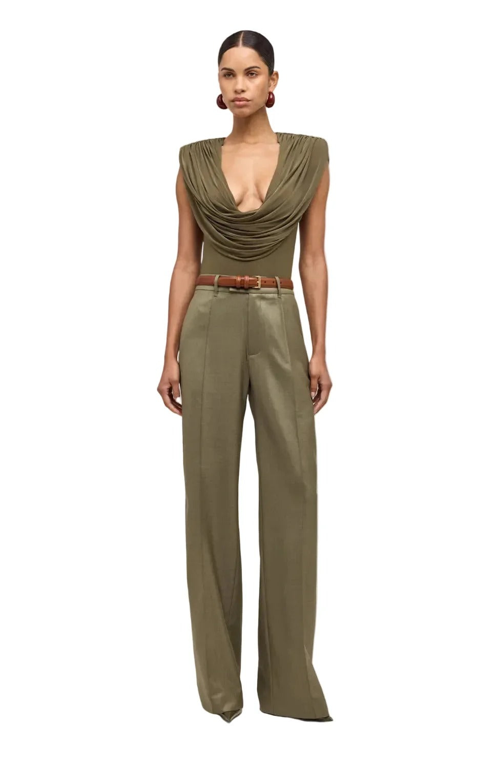 Burnt Olive Rowley Pant