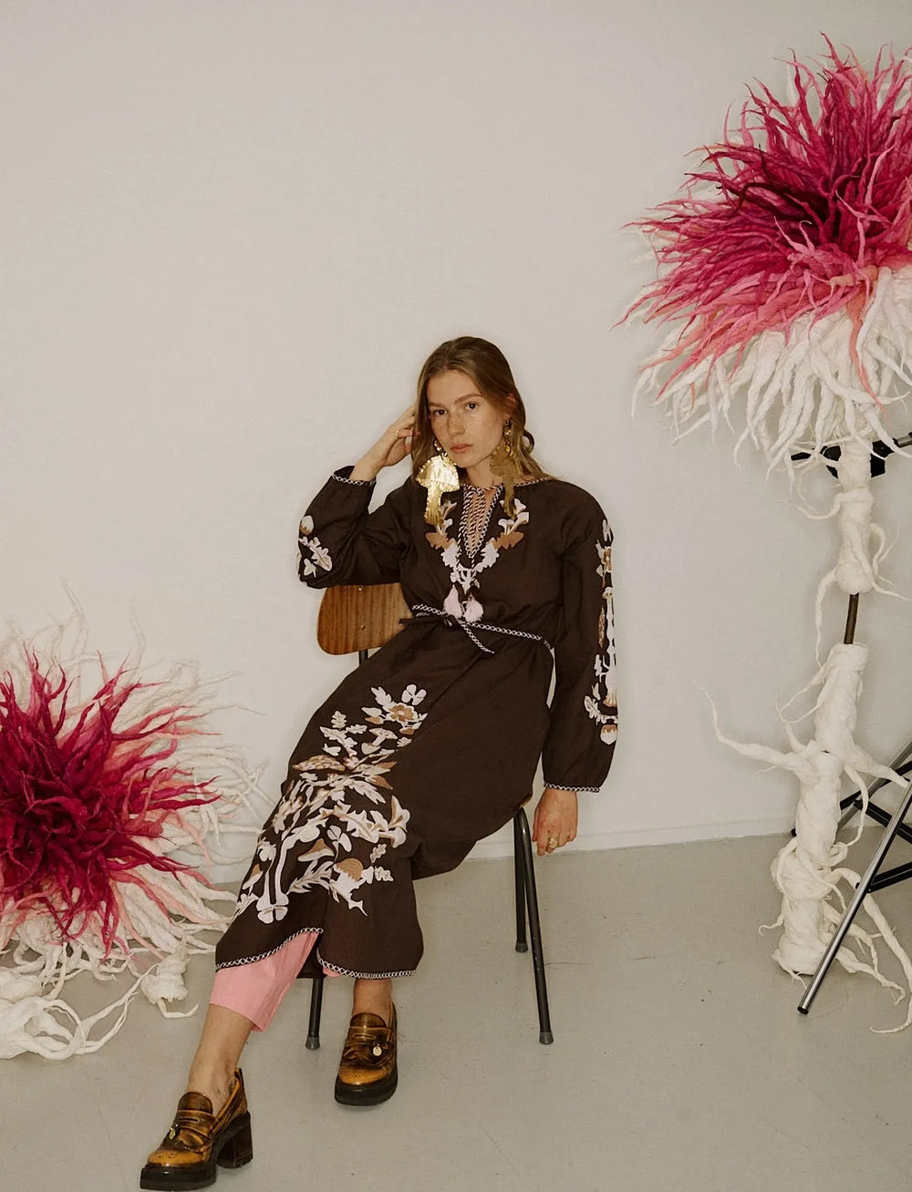 Brown Monica Dress