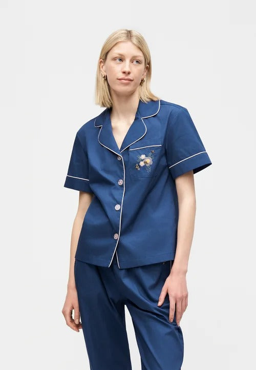 Blue Fiona Shirt & Pants Set