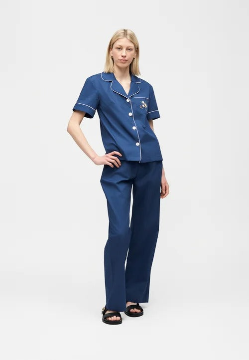 Blue Fiona Shirt & Pants Set