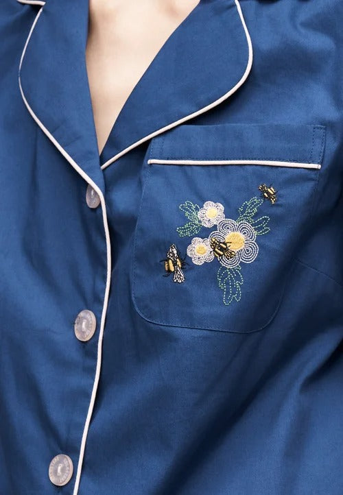 Blue Fiona Shirt & Pants Set