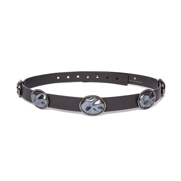 Tahitan Pearl Oval Station Belt