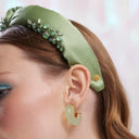 Birthstone Chunky Hoop Earrings