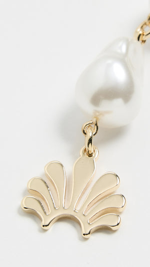 Clementine White Pearl Charm Belt