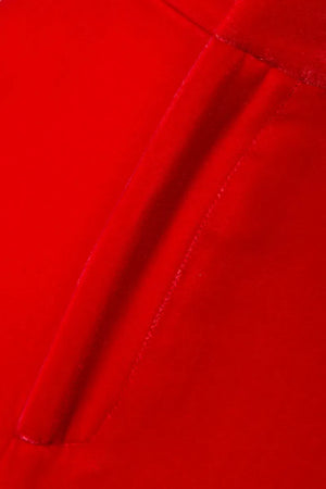 Velvet Wide-Leg Pants