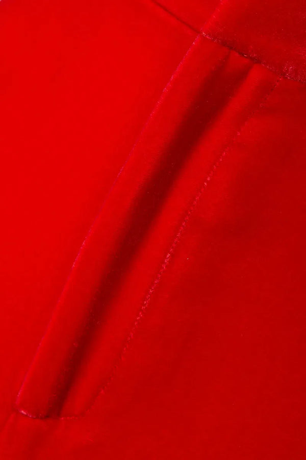 Velvet Wide-Leg Pants