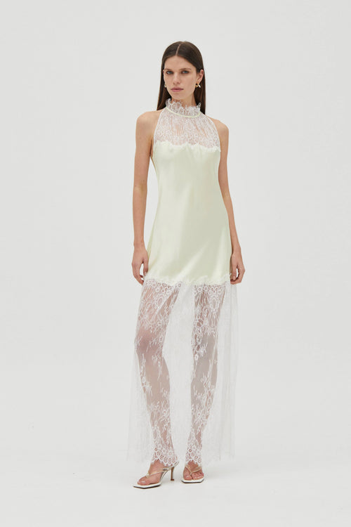 Lemonade Poetry Lace Drawn In Maxi