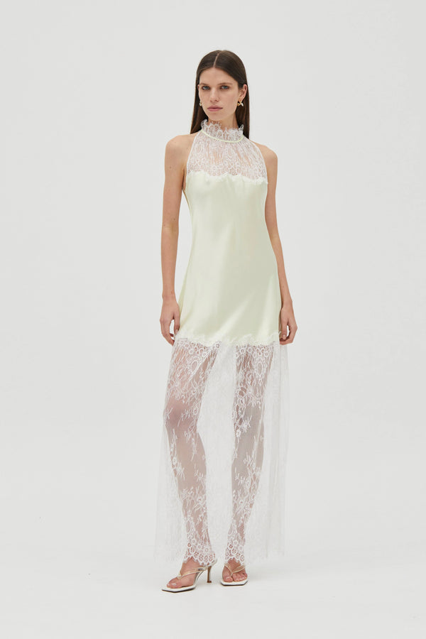 Lemonade Poetry Lace Drawn In Maxi