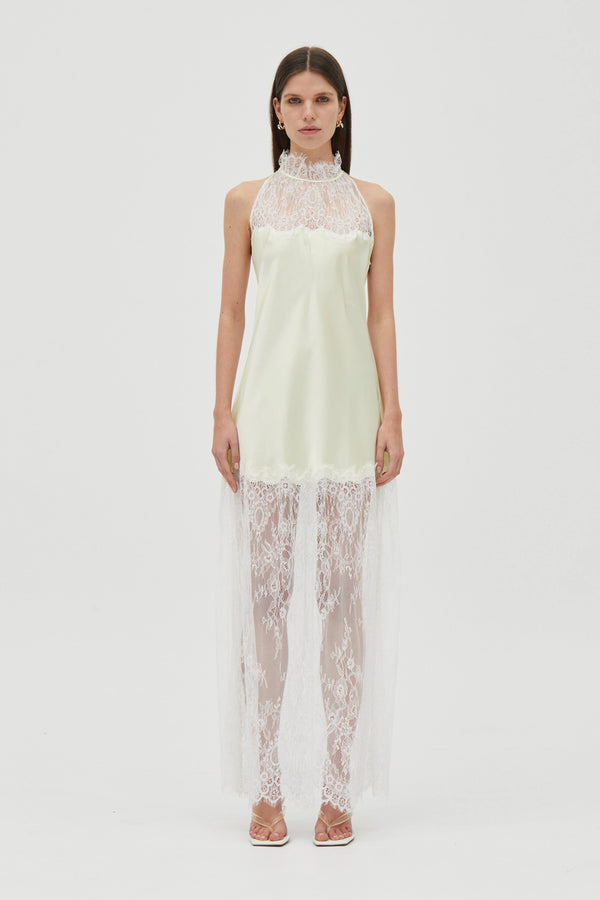 Lemonade Poetry Lace Drawn In Maxi