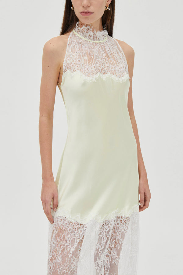 Lemonade Poetry Lace Drawn In Maxi