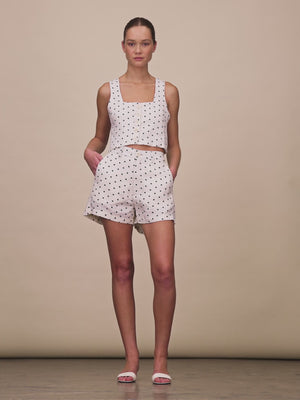 Lizzie Polka Dot Top