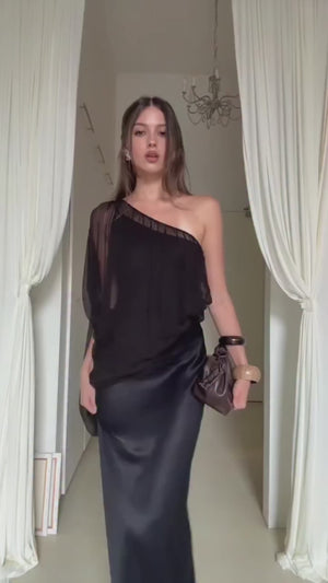 Inkwell Solstice One Shoulder Floor Length