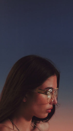 Sorbet Bronze Shimmer Hand-Crochet Top