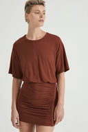 Cinnamon Push Pull Tee Dress
