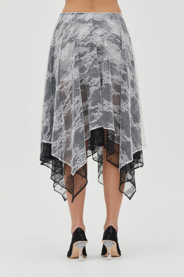 Day & Night Reflect Handkerchief Skirt