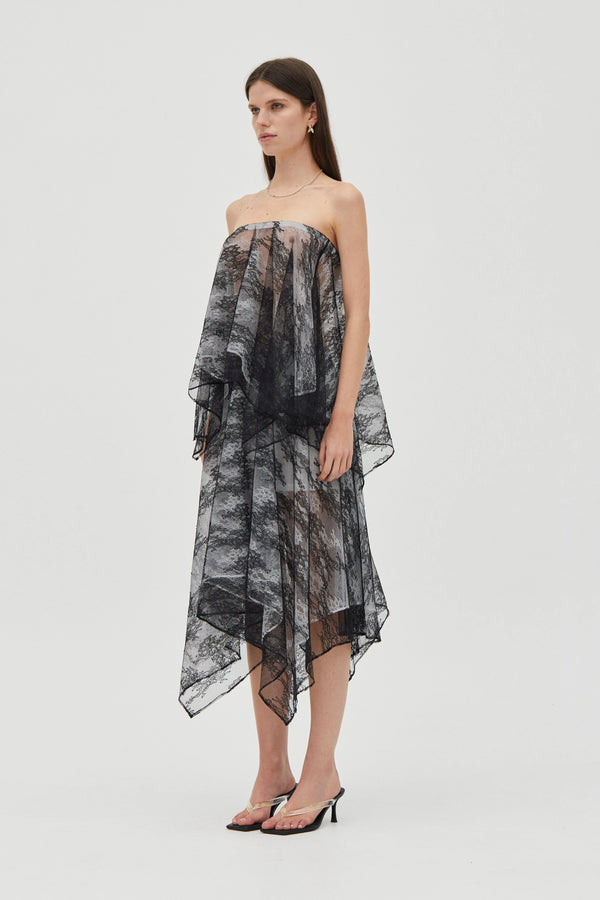 Day & Night Reflect Strapless Top