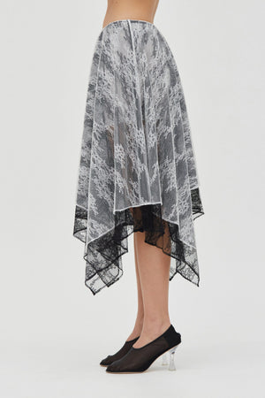 Day & Night Reflect Handkerchief Skirt