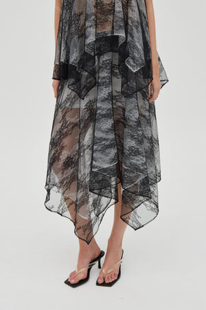Day & Night Reflect Handkerchief Skirt