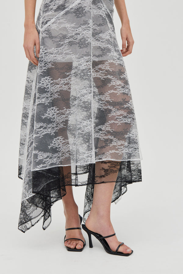 Day & Night Reflect Layered Lace Dress