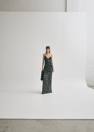 Afterdark Refract Bias Maxi Dress
