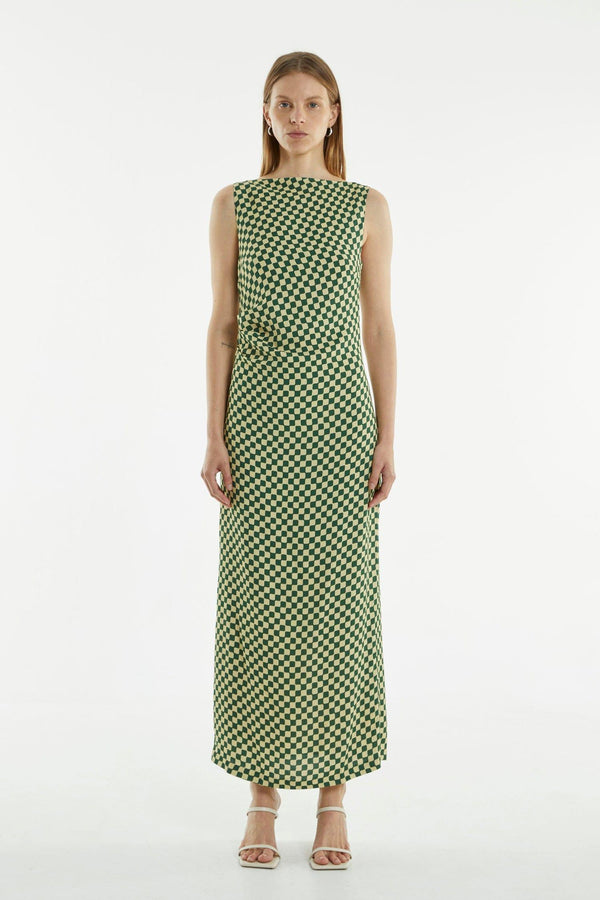 Retrospect Tuck Maxi Dress