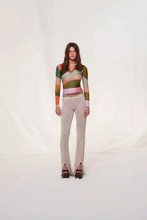 Duo Sun-Ray Printed Polo Top