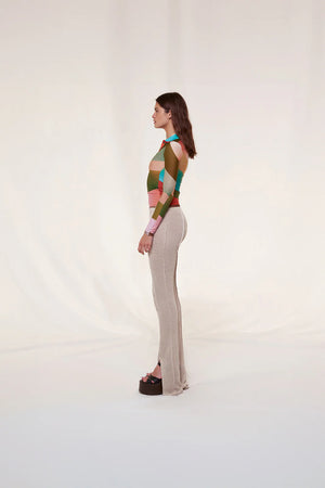 Duo Sun-Ray Printed Polo Top