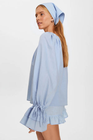 Blue Cha-Cha Lounge Blouse