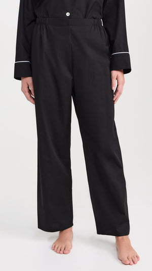 Black Rose Cotton Pajama Set