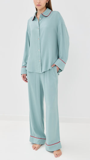 Dove Blue Pastelle Oversized Shirt