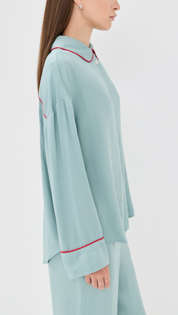 Dove Blue Pastelle Oversized Shirt