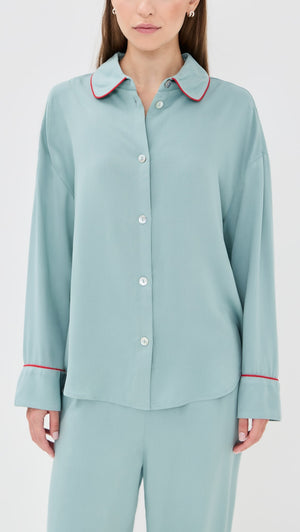 Dove Blue Pastelle Oversized Shirt