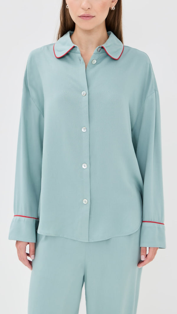 Dove Blue Pastelle Oversized Shirt
