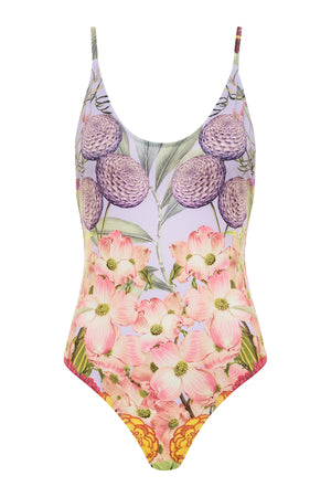Floral Lilac Slip One Piece