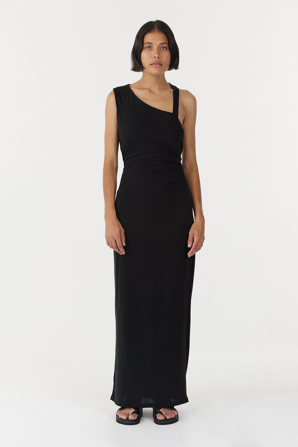 Stirling Twist Asymmetric Maxi Dress
