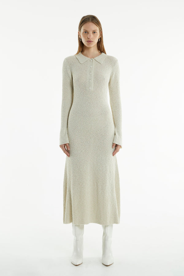 Unbound Knit Shirt Dress