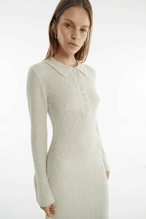 Unbound Knit Shirt Dress