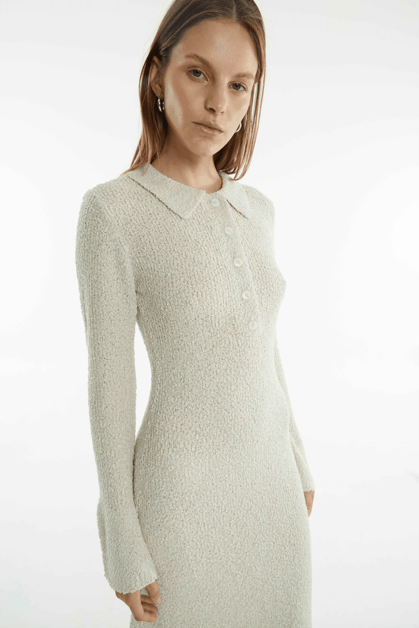 Unbound Knit Shirt Dress