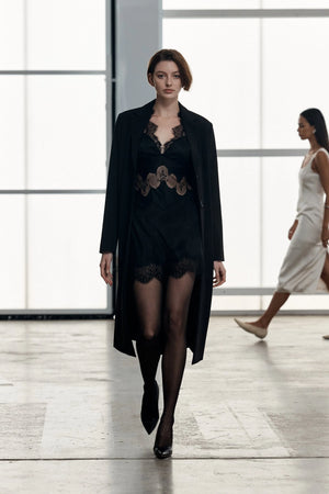 Ebony Visions Lace Mini Dress