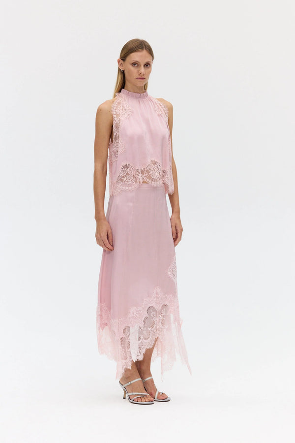 Rosé Visions Lace Top