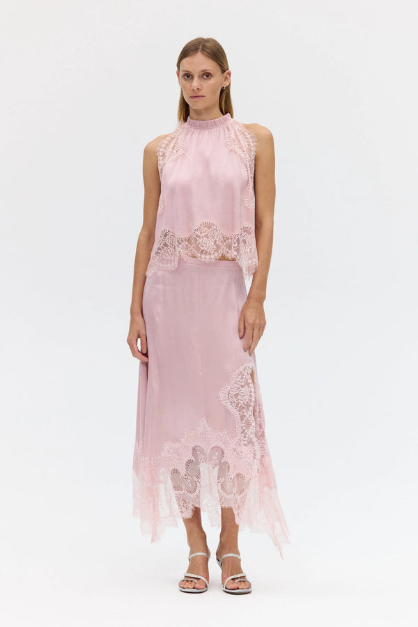 Rosé Visions Lace Top