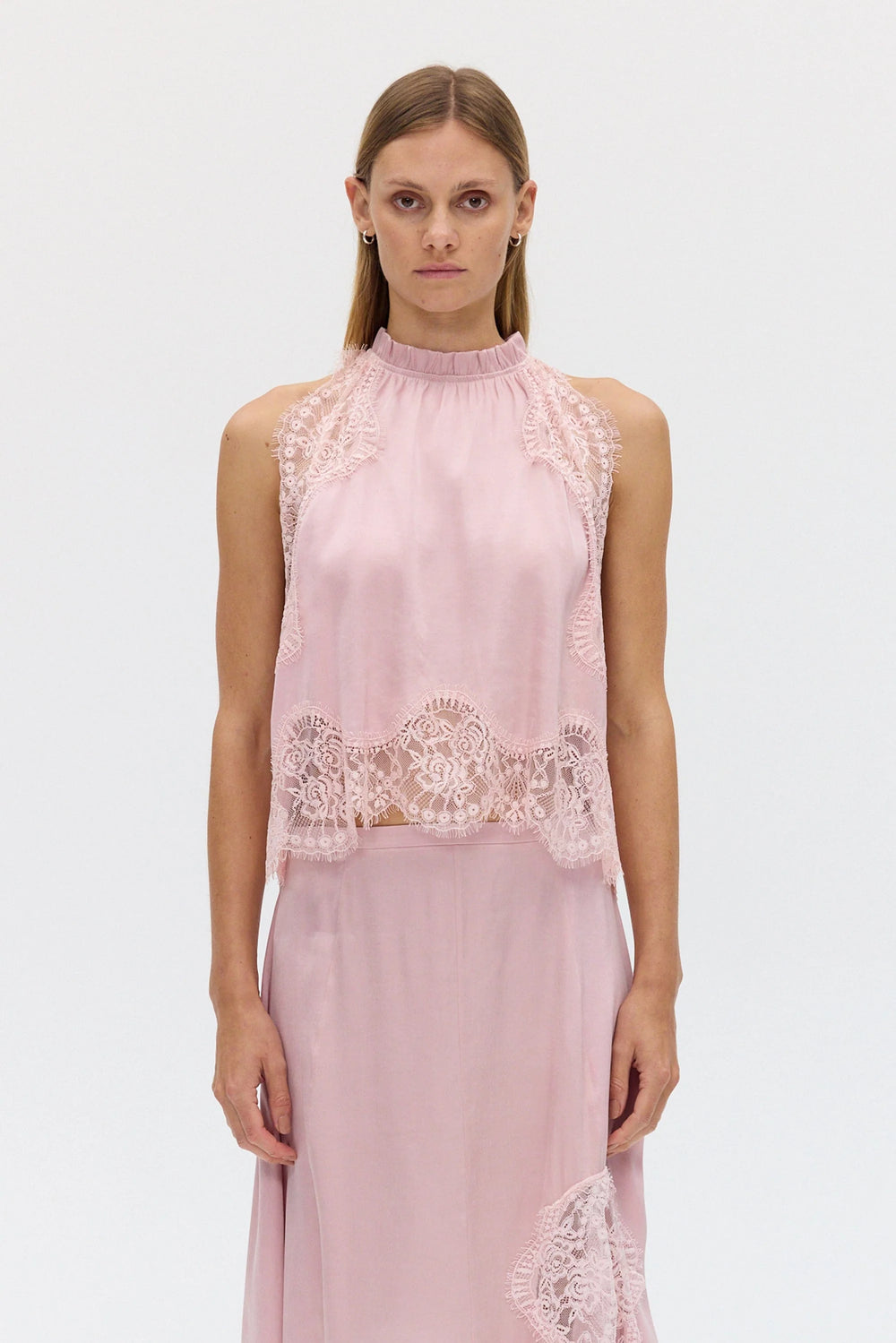 Rosé Visions Lace Top
